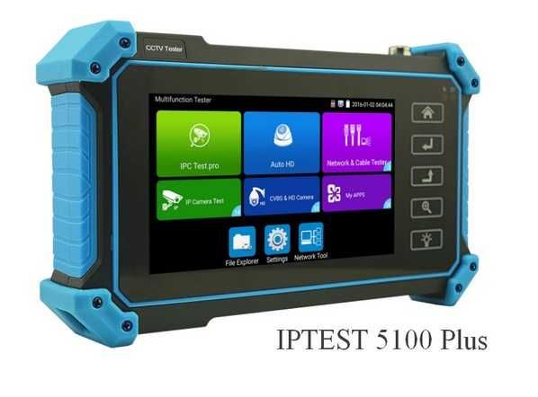 Тестер камер відеоспостереження IPC-5100 Plus 8MP IP CVI TVI AHD