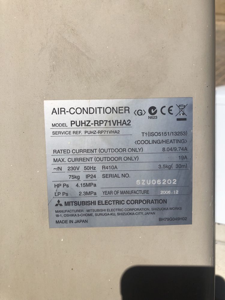 Placa Ar condicionado Mitsubishi