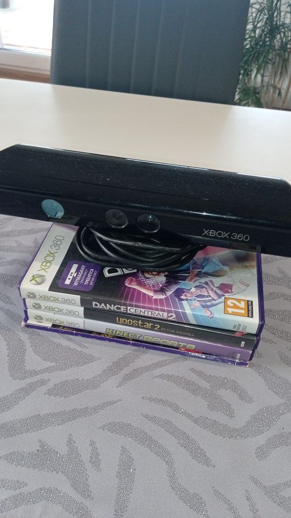 Kinect do X-Box + 4 gry
