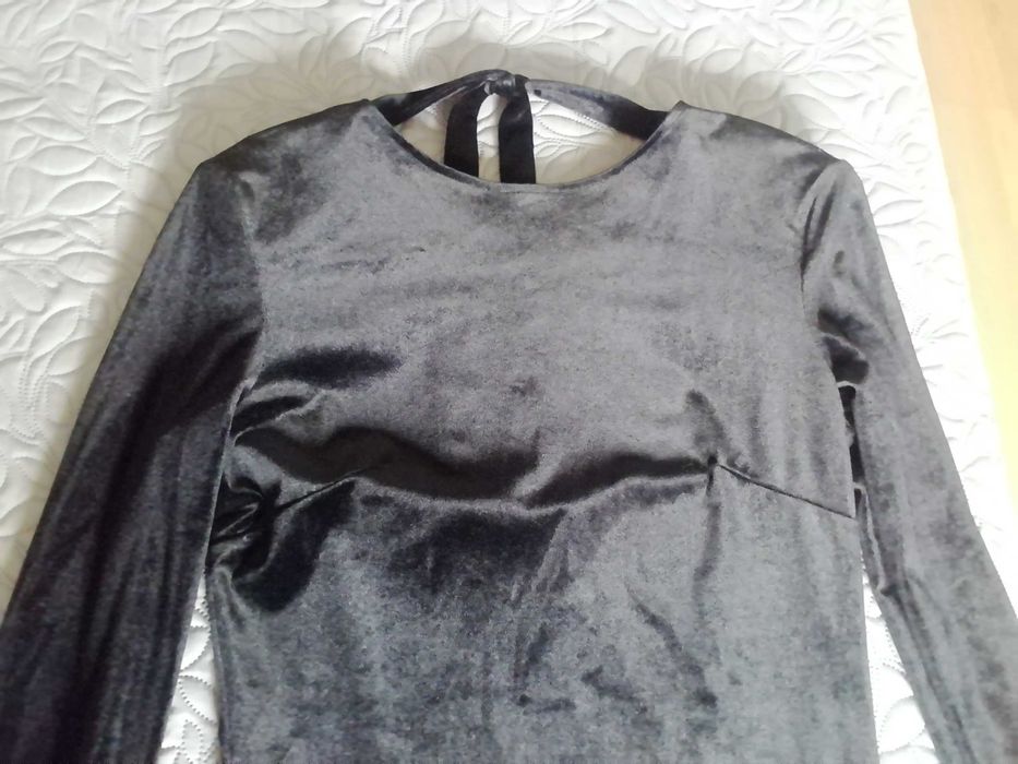 Vestido veludo Mango