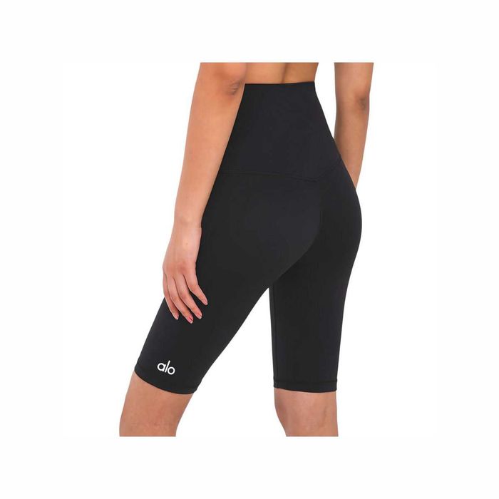 Шорти спортивні Alo Yoga Cycling Shorts Back Leg Logo Black