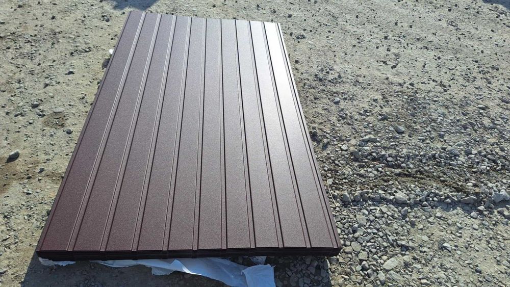 GR0.50 Blacha Panelowa T7 GRAFIT podsufitka , podbitka dachowa od ręki