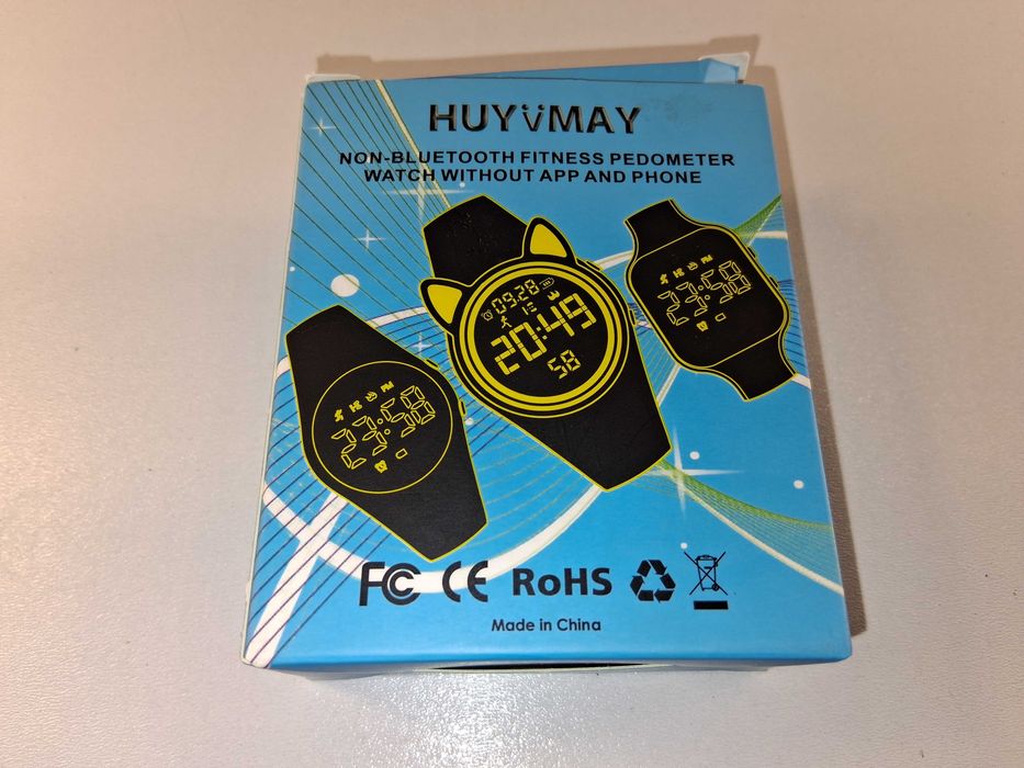 E121 Zegarek Smartwatch Opaska Fitness Krokomierz HUYVMAY Kotek