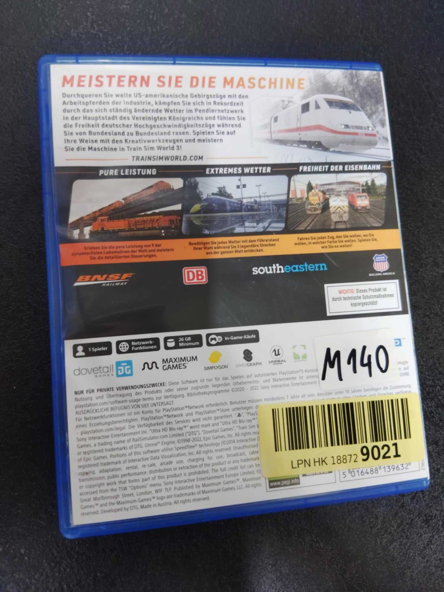Train Sim World 3 PS5 Polskie napisy są w grze