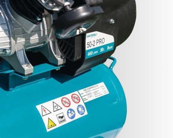 Масляный воздушный компрессор Shtenli, 50 л, 2,5 Вт, 8бар двопоршневой