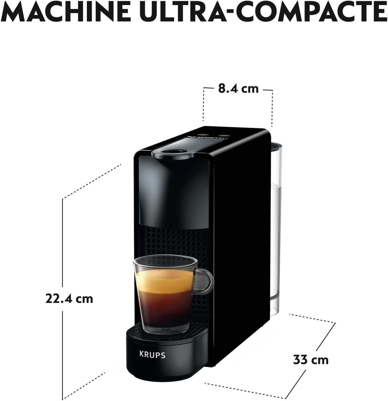 Ekspres Krups Nespresso Essenza Mini & Aeroccino 3 XN1118 + kapsułki