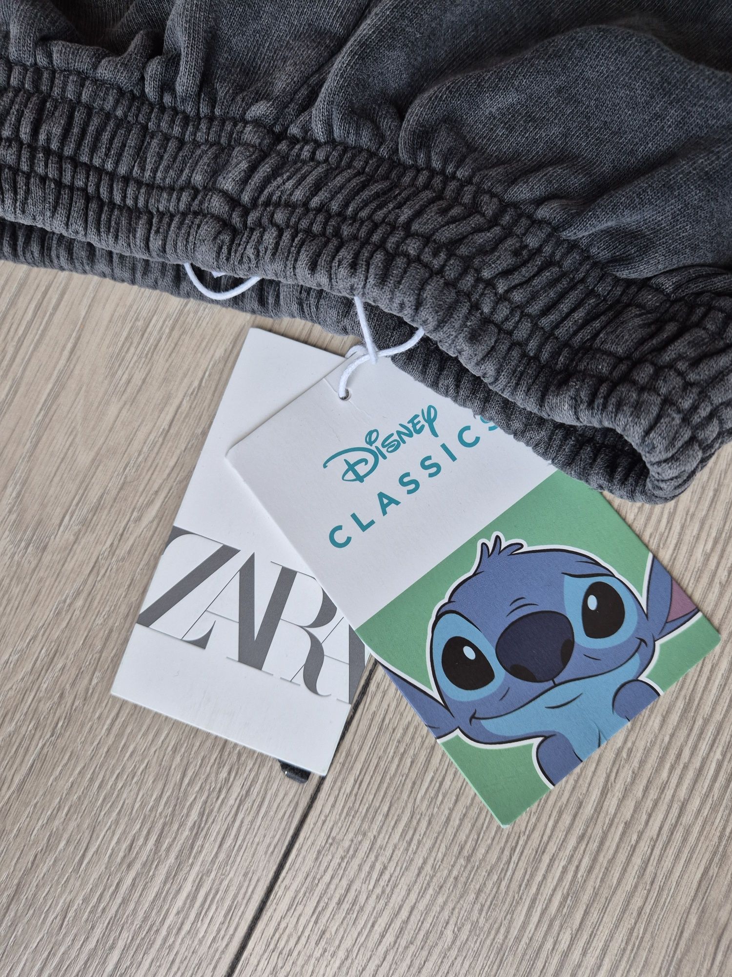 Szorty Spodenki Lilo i Stich Disney Zara szare 122cm 6 - 7 lat krótkie
