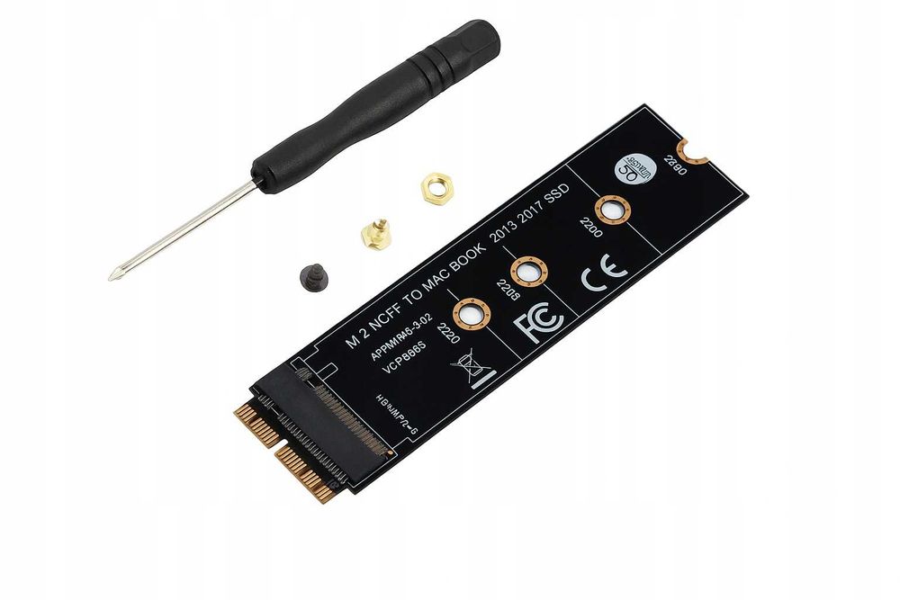 Adapter Przejściówka SSD M.2 M2 NVMe MacBook A1398 A1465 A1466 A1502