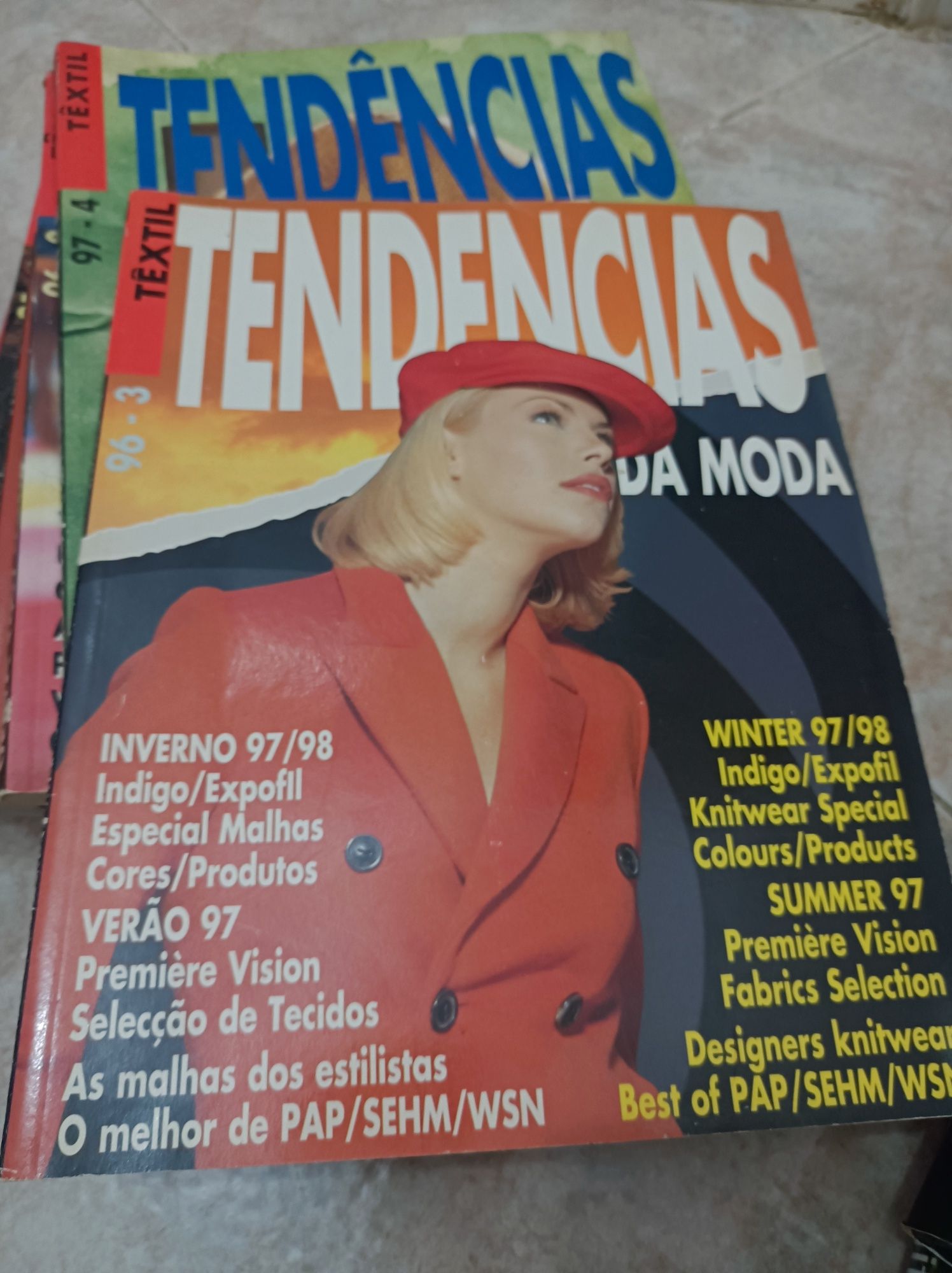 Livros de moda antigos