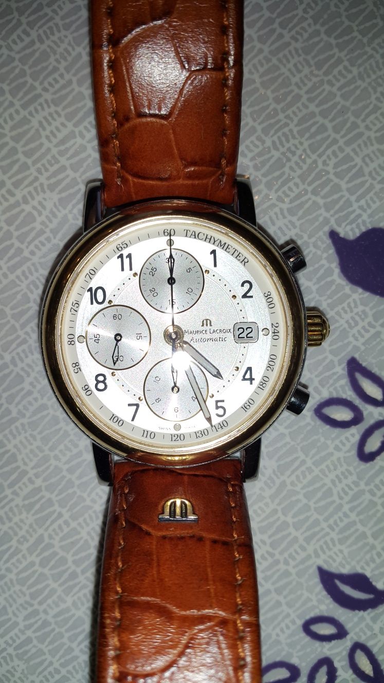 Часы швейцарские Maurice Lacroix механика оригинал.