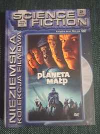 Film DVD z książką Planeta małp  Mark Wahlberg