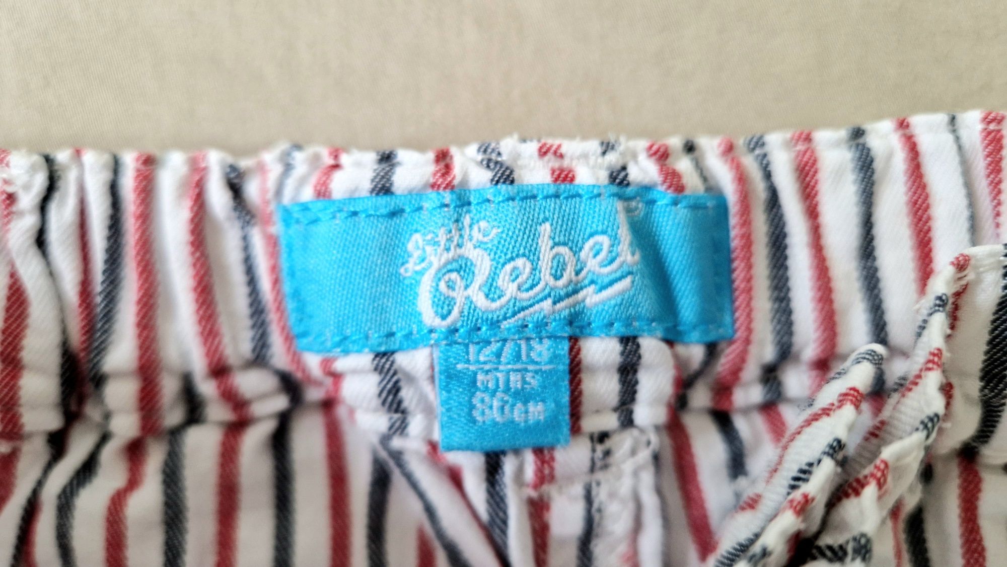 pack 2 calções Little Rebel 86/92 cm 18/24 meses roupa bebé criança