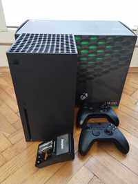 Konsola Xbox Series X, 2 Pady, Akumulatory, Słuchawki, Gwarancja