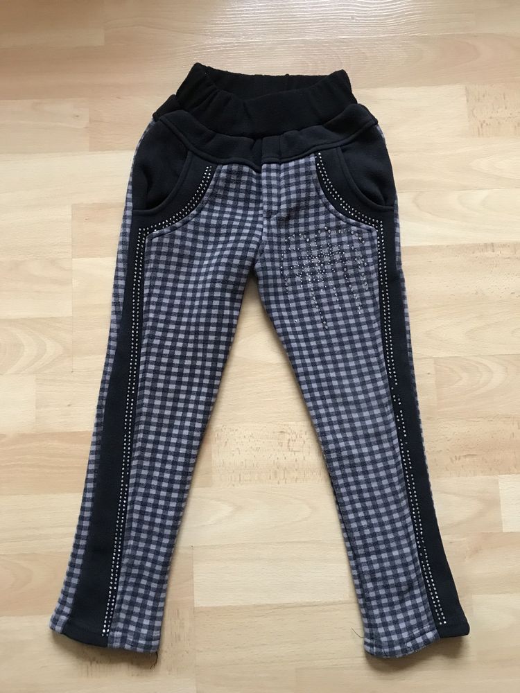 Лосіни теплі, лосіни з карманами, лосіни Zara для дівчаток на ріст 110