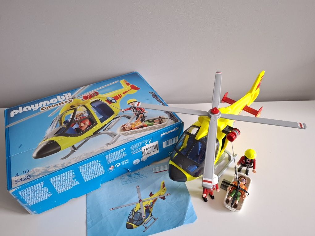 Playmobil helikopter ratunkowy gorski