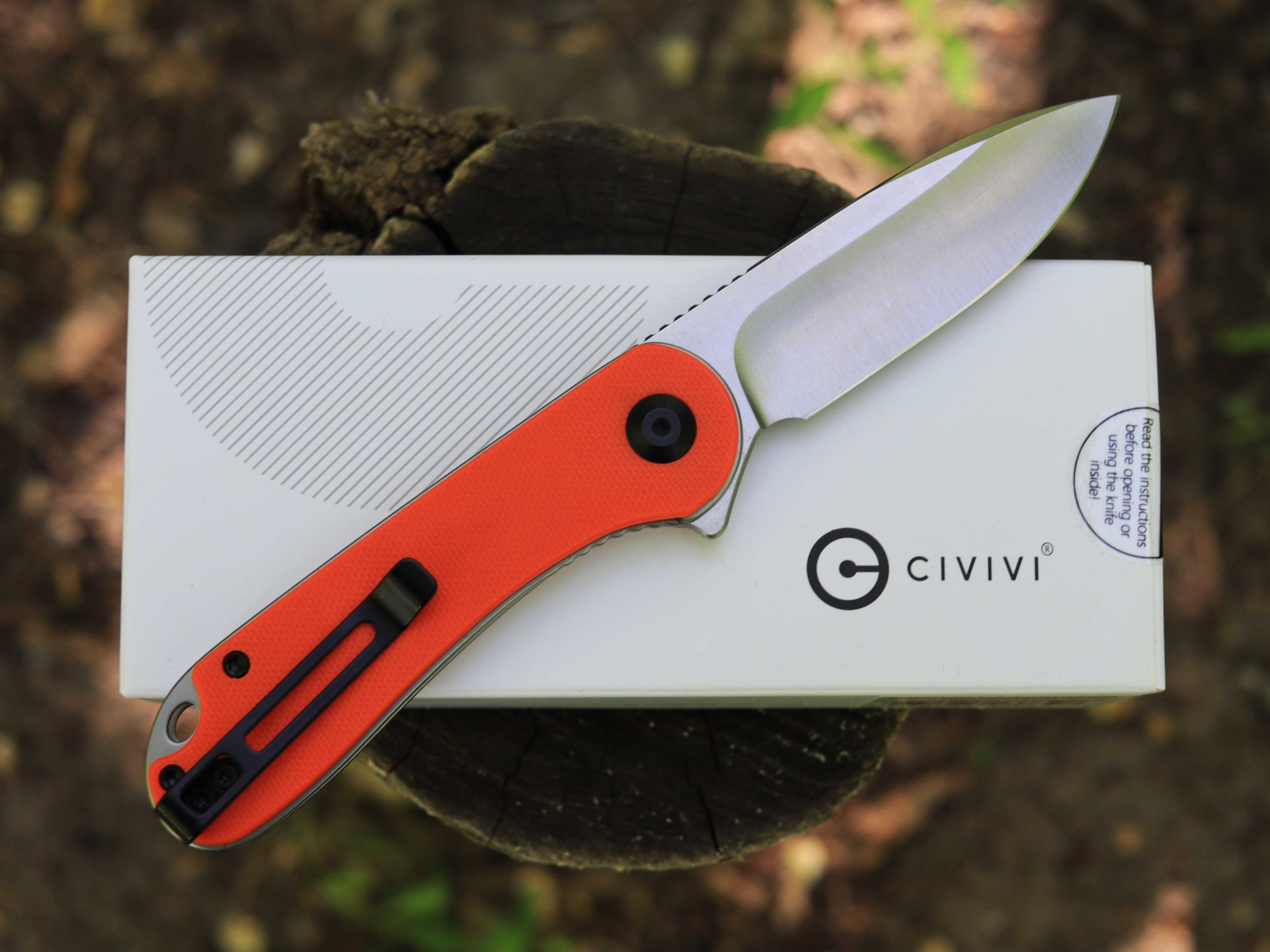 Складной нож Civivi Elementum, G-10/Micarta, много расцветок, сталь D2