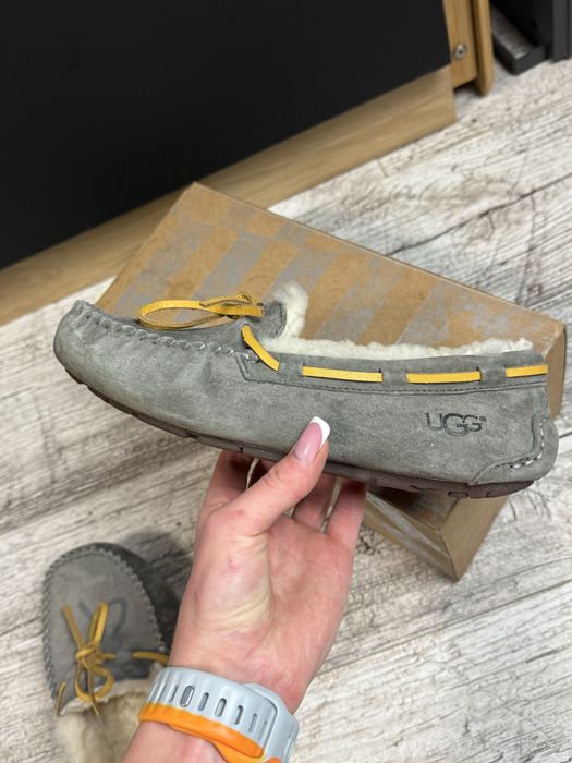 UGG мокасины с мехом, оригинал, размер 37 (US 4.5)