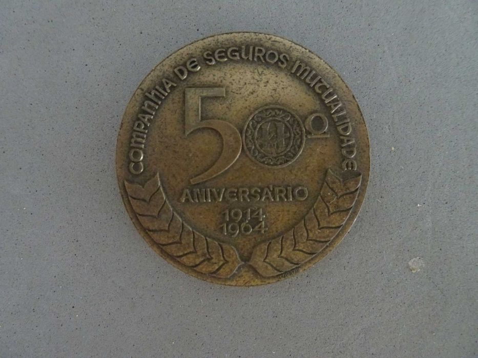 Medalha Companhia de Seguros Mutualidade Aniversário 1914/1964