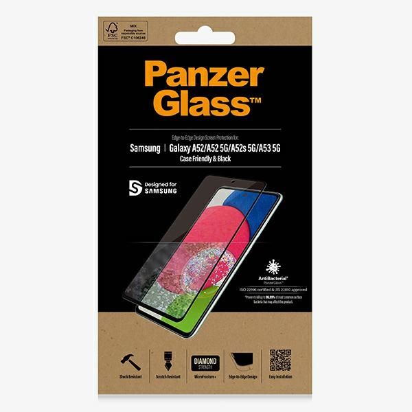 PanzerGlass E2E Microfracture Sam A52/A52 5G/A53 5G Case Friendly