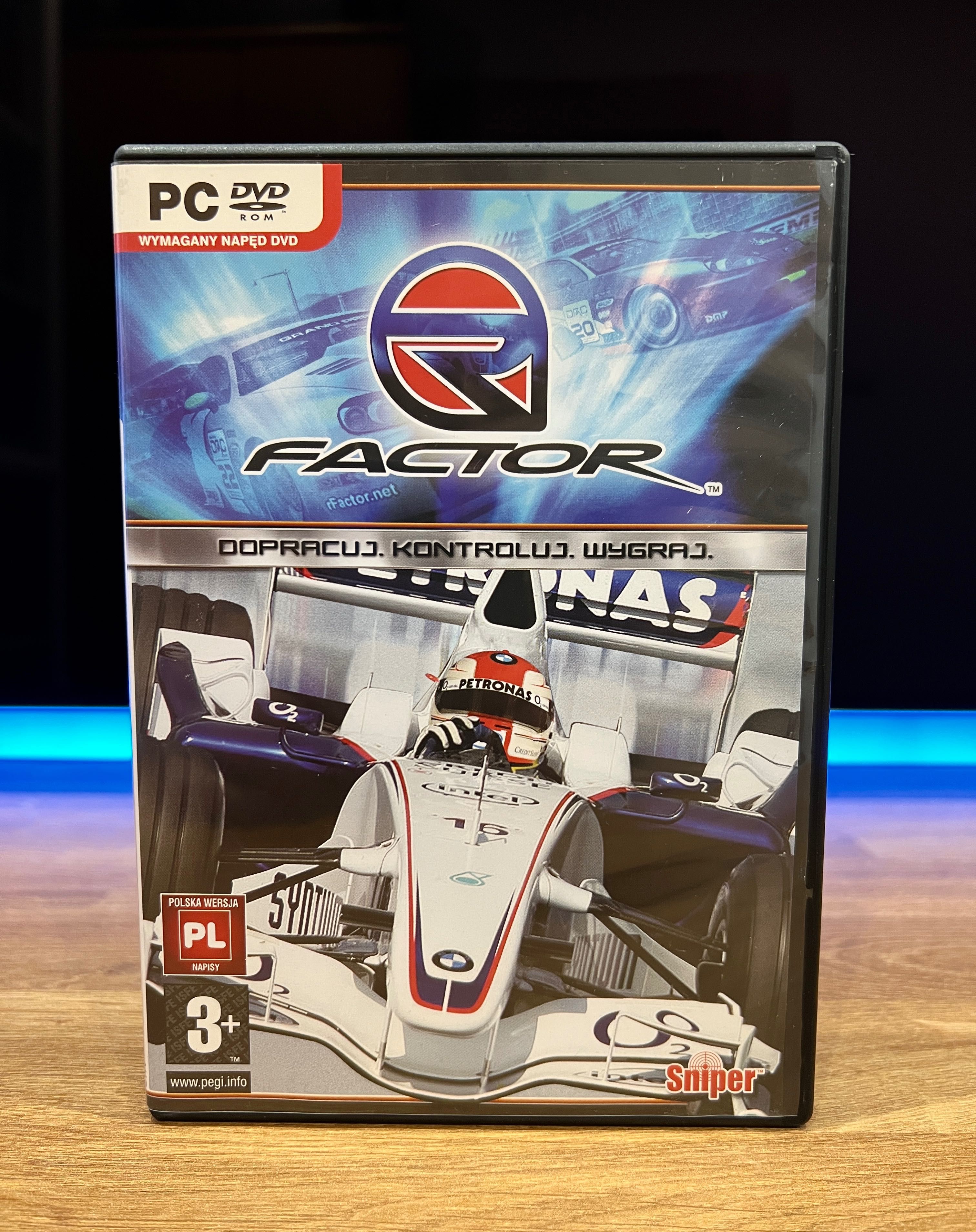 rFactor (PC PL 2006) DVD BOX polskie premierowe wydanie