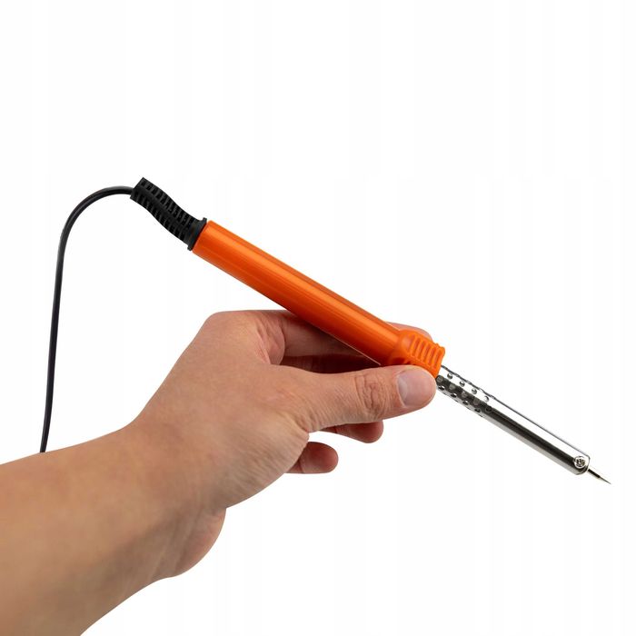 Precyzyjna lutownica kolbowa 30W oporowa gratis cyna do lutowania