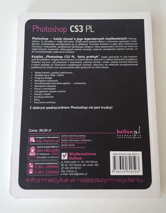 Photoshop CS3 PL Robert Shufflebotham * podręcznik * książka ***