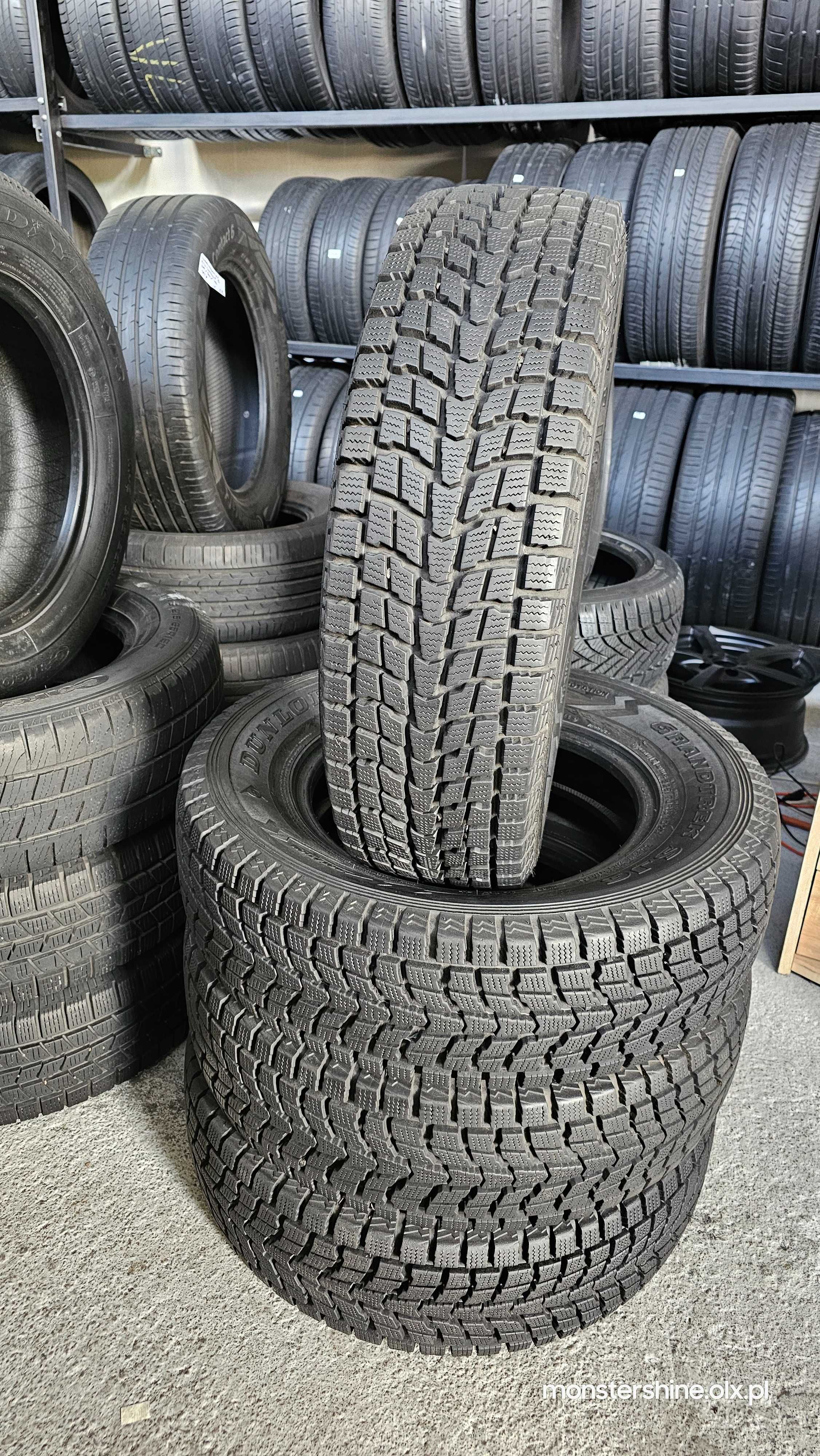 4x Dunlop GrandTrekSJ6- 225/70/16 opony zimowe 9,59/Demo/montaż