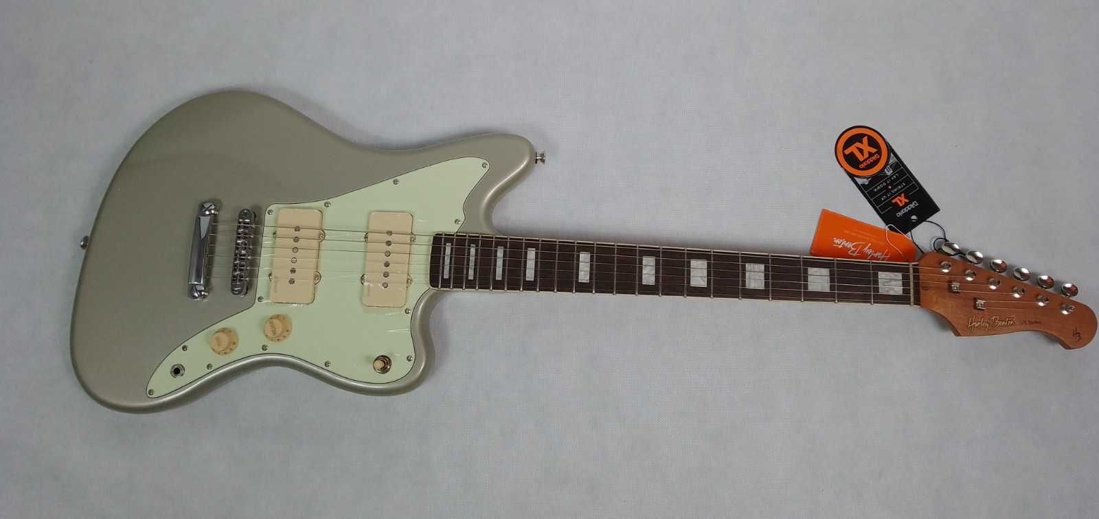 Harley Benton JA-60CC Inca Silver Vintage Series gitara-typ Jazzmaster