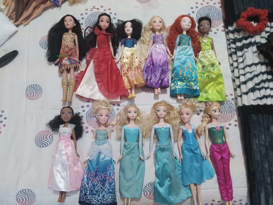 12 bonecas princesas
