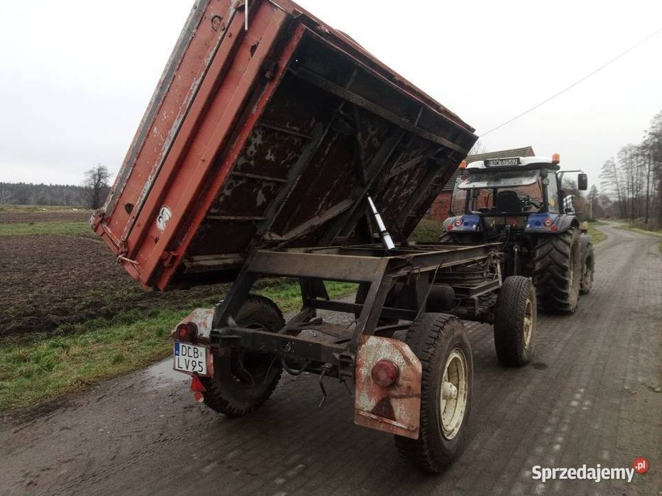Przyczepa wywrotka zarejestrowana transport D 47 Niemka Autosan D35