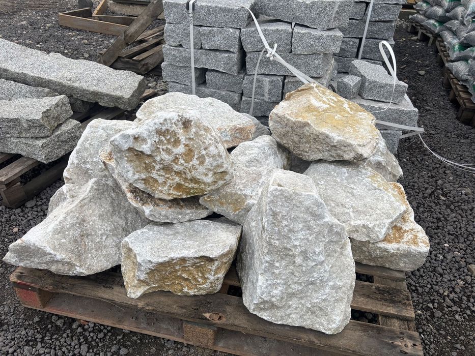 Kamień ozdobny, głazy ogrodowe S kalcytowe 30-50cm super cena!!