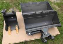 Łyżka do minikoparki skarpówka 80cm, hydrauliczna 80cm, łyżka 28cm