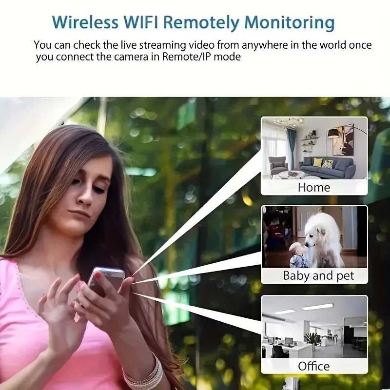 Mini kamera do monitoringu i szpiegowania