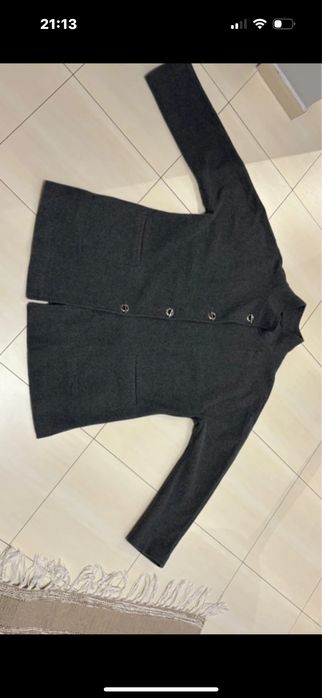 Szary damski plaszczyk 42