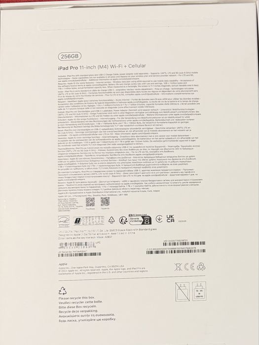 Ipad Pro 11 M4 2024 wi-Fi + Cell 5g.