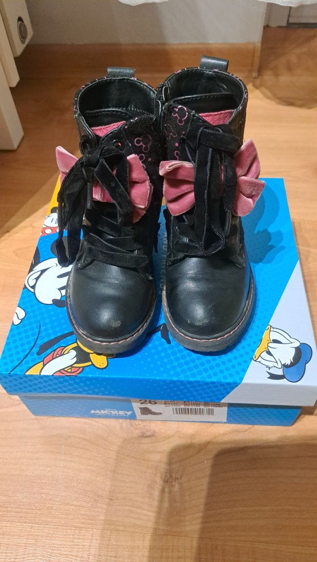 Botki kozaki kozaczki ocieplane myszka minnie mouse