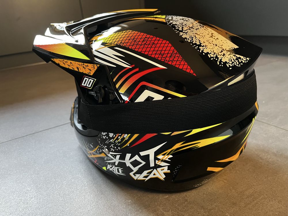 Kask rowerowy Fullface cross enduro atv quad MTB nowy rozmiar L