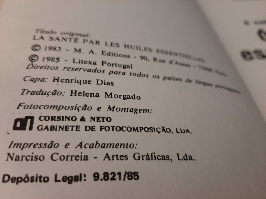 A Saúde Pelos Óleos Essenciais // André Rouvière