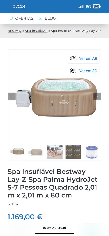 Jacuzzi HydroJet Pro Bestway Novo