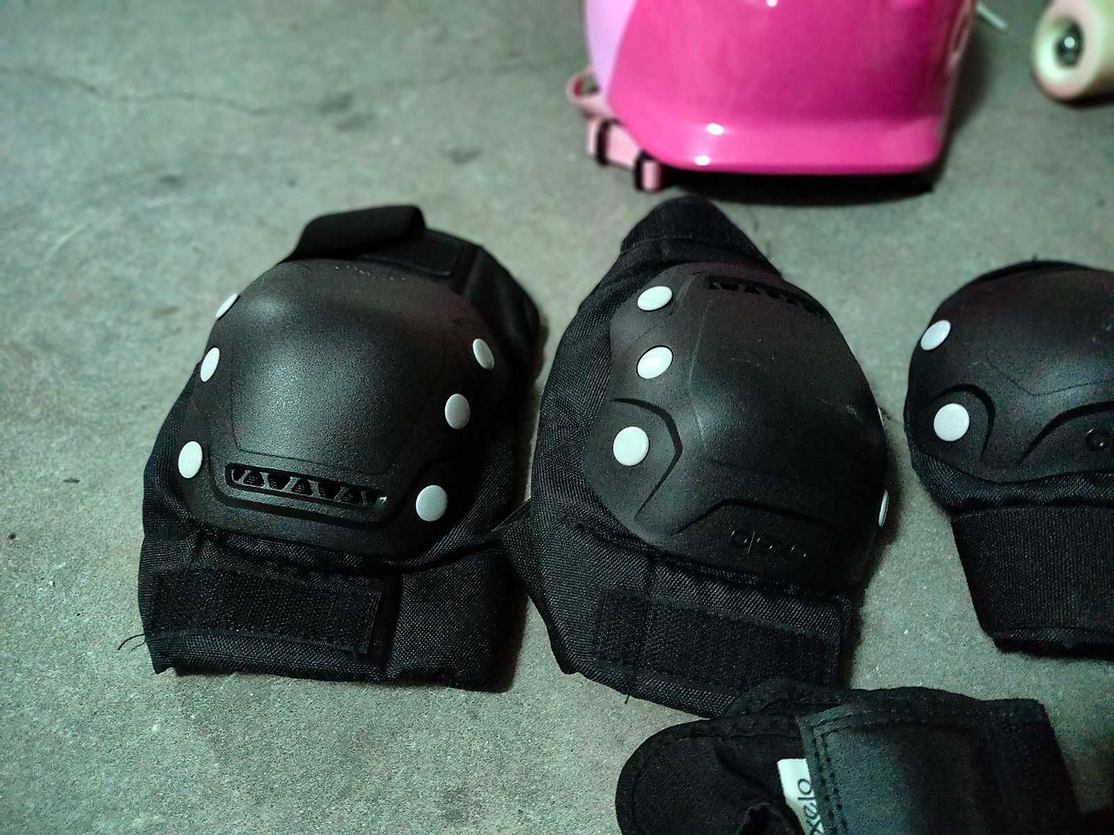 Conjunto Patins + Capacete + Proteções