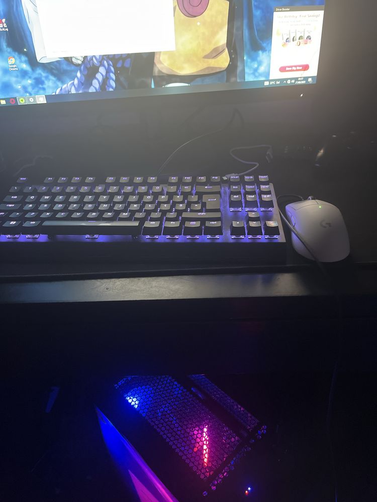 Pc gamer como novo com mouse e teclado icluido