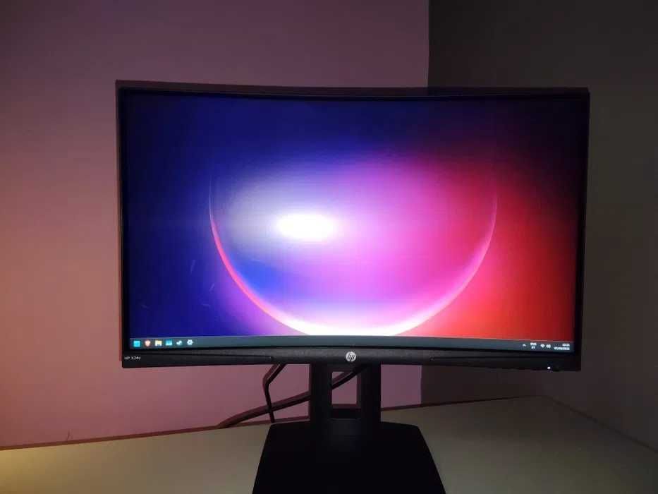 Monitor HP 24" curvo 144hz