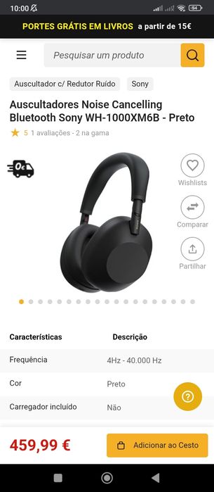 Sony wh1000xm6 novos selados