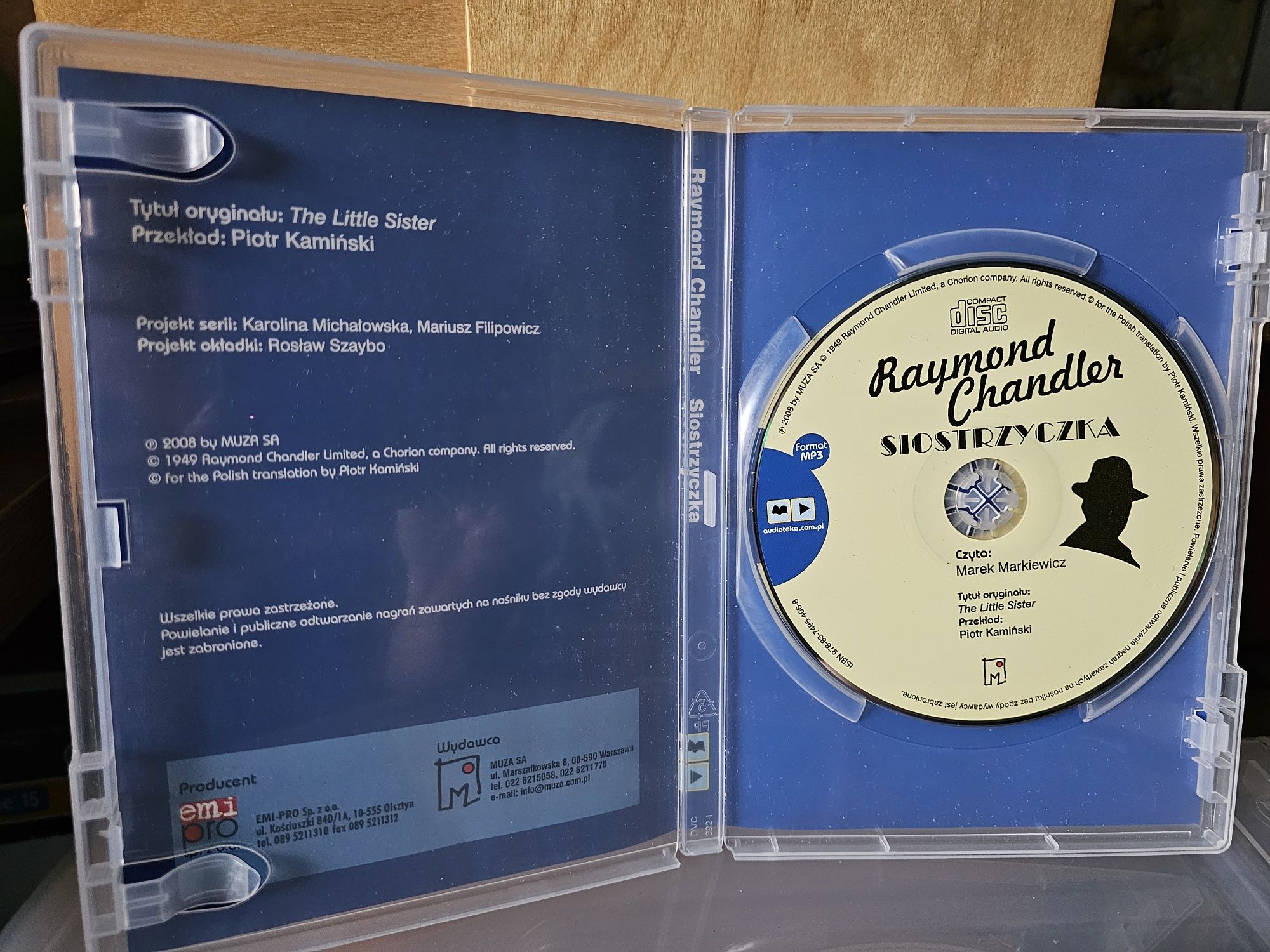 Audiobook Raymond Chandler Siostrzyczka