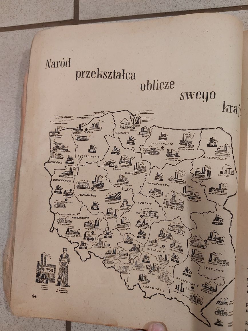 Kalendarz Zagłębia Dąbrowskiego kalendarz Opolski na Rok 1955