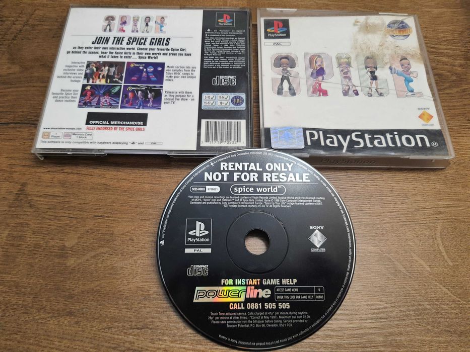 PSX PS one Spice World wersja czarna