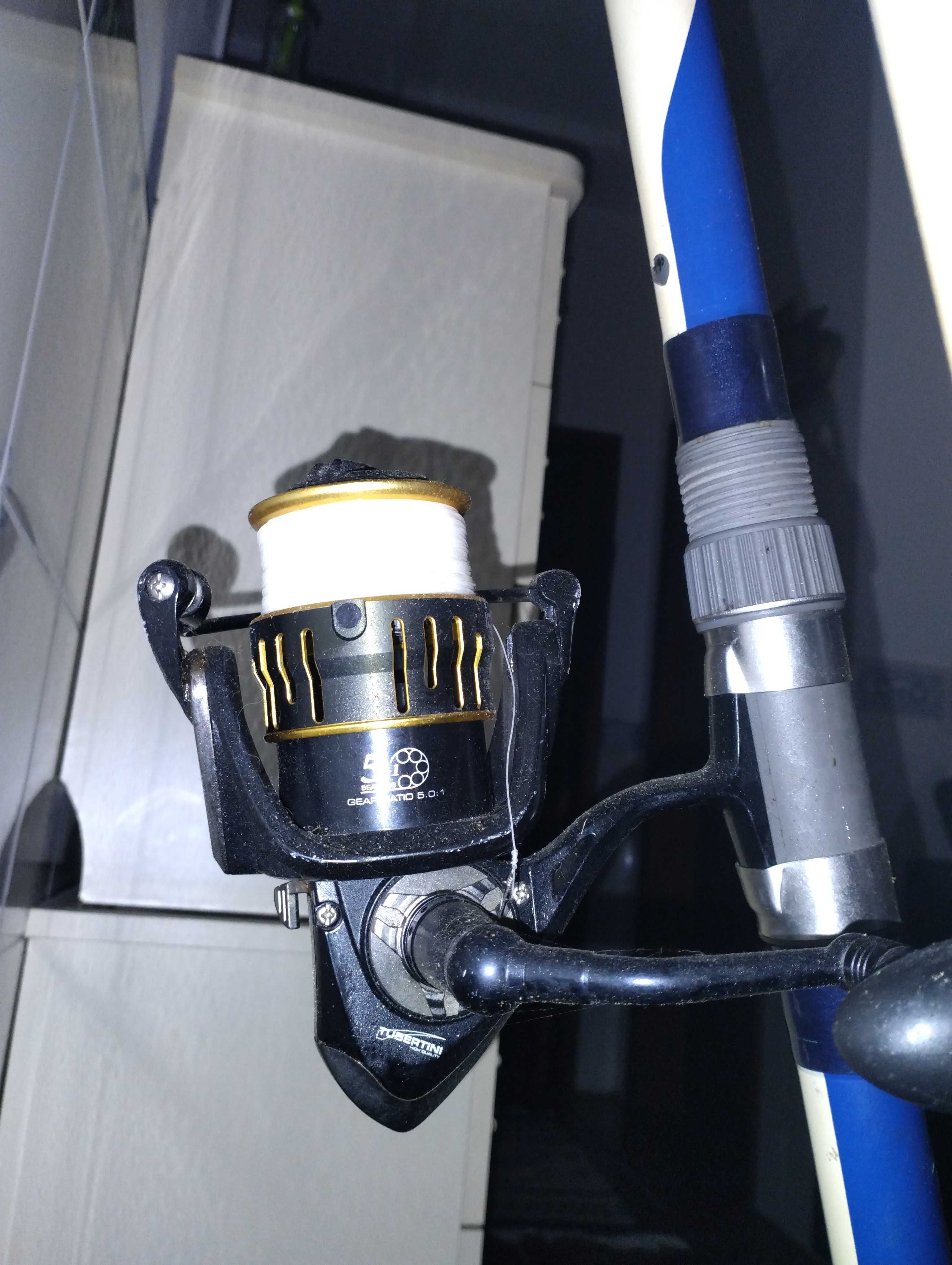 Carreto tubertini com cana shimano