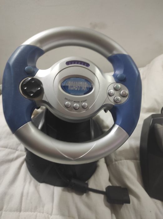 Volante e pedais PlayStation 2
