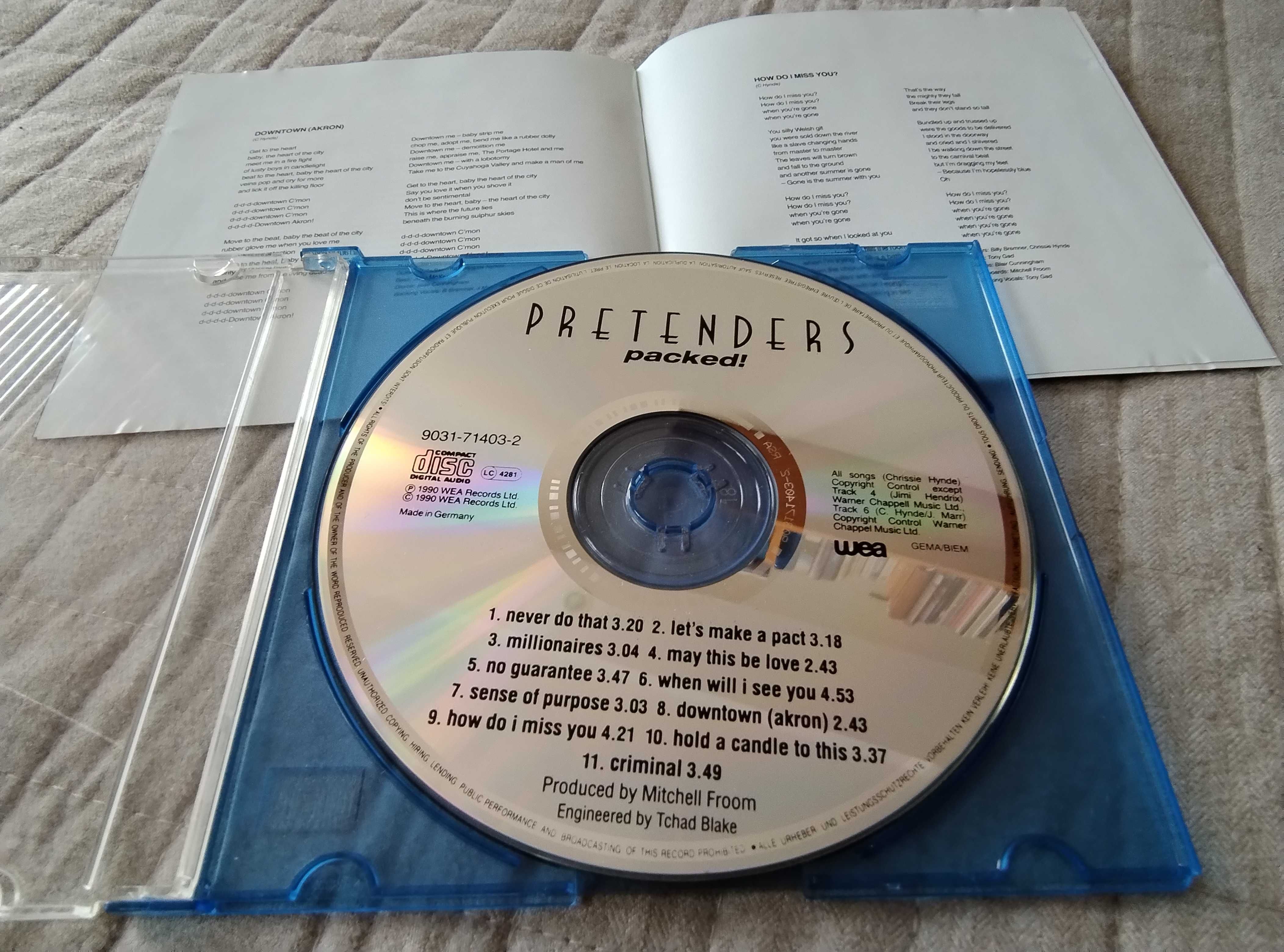 Pretenders Packed CD