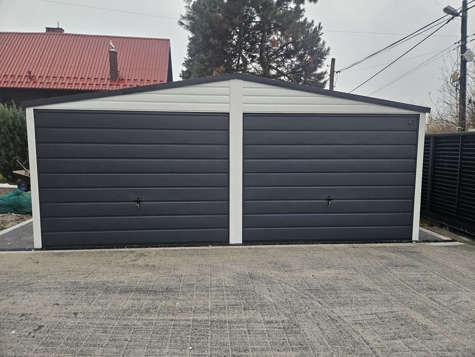 6x5.8 POD Garaze Blaszane Garaż Blaszany Blaszak Blaszaki Nowoczesne